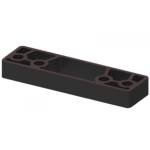 1450 Series Blade Stop Spacer, 1/2in, 695/DKBRZ Dark Bronze Powder Coat