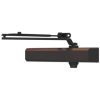 Medium Duty Door Closer, Cast Aluminum, Surface Mount, Cush-N-Stop Arm, Slim Line Plastic Cover, ADA Adjustable Size 1-6, Grade 1, Universal Screw Pack, 695/DKBRZ Dark Bronze Powder Coat