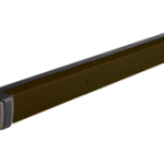 209983_L.png Pullman Latch Narrow Rim Exit Device, Fits Glass Aluminum, Hollow Metal or Wood Doors, 695/SP313 Anodized Dark Bronze