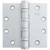 5-Knuckle Hinge, Standard Weight, Full Mortise, Ball Bearing, 4.5in x 4.5in (4545), Stainless Steel Base, Fire-Rated, Non-Removable Pin, 630/US32D Satin Stainless Steel