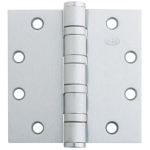5-Knuckle Hinge, Heavy Weight, Full Mortise, Ball Bearing, 5.0in x 4.5in (5045), Stainless Steel Base, Fire-Rated, Non-Removable Pin, 630/US32D Satin Stainless Steel