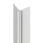 Full Mortise Heavy Duty Geared Continuous Hinge, 1-7/8in Wide Leafs, No Door Inset, Flush Mount, 83in, 711/315AN Black Anodized