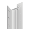 Swing Clear Full Mortise Heavy Duty Geared Continuous Hinge, 1/16in Door Inset, Door Edge Protector, 1-3/4in Doors, 83in, Up to 450lbs, 628/US28 Clear Anodized Aluminum
