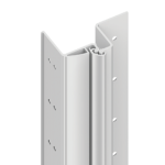 210000_L.png Swing Clear Full Mortise Heavy Duty Geared Continuous Hinge, 1/16in Door Inset, Door Edge Protector, 1-3/4in Doors, 83in, Up to 450lbs, 628/US28 Clear Anodized Aluminum