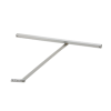 Surface Overhead Door Stop-Only, Size 4, UL Fire Rated, 630/US32D Satin Stainless Steel