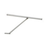 Surface Overhead Door Stop-Only, Size 4, UL Fire Rated, 630/US32D Satin Stainless Steel