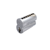 Best 7-Pin Uncombinated Core (SFIC), B Keyway, 626/US26D Satin Chrome