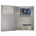 Power Supply Controller 12/24VDC Field Selectable, 4 Amp Class 2 UL 294, Fire Alarm Interface, Alarm Relay Outputs, Built-in Automatic Battery Charging, Enclosure 15-1/2in x 4-1/2in