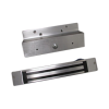 Top Jamb Narrow 2in Profile, 1200lbs Single Mag Lock for Inswing Doors, 12/24VDC (Dual Voltage - Field Selectable), Sealed Electronics, Weather Resistant, Stainless Steel Housing