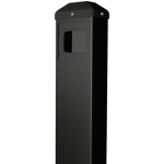 Bollard Post 42in x 6in x 4in Black