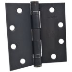 5-Knuckle Hinge, Standard Weight, Full Mortise, Ball Bearing, 4.5in x 4.5in (4545), Ferrous Steel Base, Fire-Rated, 640/US10B Oil Rubbed Bronze