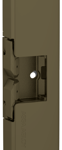 Fire Rated Surface Mounted Electric Strike 12/24VDC, FS/FSE, Rim Exits Max 3/4in Throw, 9in x 1-3/4in x 3/4in, Wood or Metal Frame, 613/US10B Dark Bronze Toned