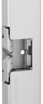 Fire Rated Surface Mounted Electric Strike 12/24VDC, FS/FSE, Rim Exits Max 3/4in Throw, 9in x 1-3/4in x 3/4in, Wood or Metal Frame, Latchbolt Monitor, 630/US32D Stainless Steel