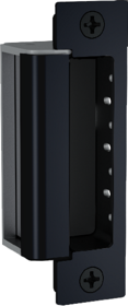 KIT - Fire Rated Electric Strike 12/24VDC/VAC, FS/FSE, CLB Complete (4-7/8in x 1-1/4in), Cylindrical/Mortise/Rim Exits Latches Max 3/4in Throw, Lock Monitor, BSP Black Suede Powder Coat