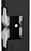 Fire Rated Surface Mounted Electric Strike 12/24VDC, FS/FSE, Rim Exits Max 3/4in Throw, 9in x 1-3/4in x 3/4in, Wood or Metal Frame, BSP Black Suede Powder Coat