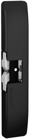 Fire Rated Surface Mounted Electric Strike 12/24VDC, FS/FSE, Rim Exits Max 3/4in Throw, 9in x 1-3/4in x 3/4in, Wood or Metal Frame, BSP Black Suede Powder Coat