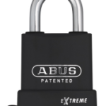 Weather Proof Brass Padlock 2in Wide - SFIC Small Format IC Prep, Less Core, Shackle - 5/16in Diameter and 1-1/16in Vertical Clearance, Boxed