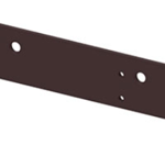 215524_L.png 1460 Series Drop Plate, Hinge Pull Side Mount, or Top Jamb Mount, 695/DKBRZ Dark Bronze Powder Coat