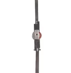 217618_L.png Auto-Release Two-Point Flushbolt, Hourglass Shaped Turn, Up to 10ft Door, 628/130 Aluminum Clear Anodized