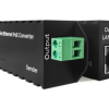 A1071 2-Wire Ethernet PoE Converter, Ethernet Including PoE Over 2 Wires, Robust Housing, Transmission Range: 80m / 262ft, up to 60 Mbit.
