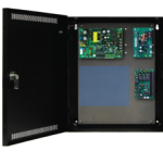 Power Supply System, 4 Door Keyless and Mobile Access, Salto DV E1 75W , 2A/12V and 2A/24V , 4 Lock Outputs, Two Salto Plates