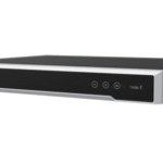 Embedded Plug and Play NVR with PoE, 16-Channel, 4K Resolution, Self-Adaptive Network Interface, H.265+ Encoding, Alarm and Audio I/O, Long Distance Network Transmission Via PoE, 12TB HDD, 100-240VAC, UL, FCC, Hikvision Black