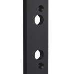 218243_L.png 9000 Series 1/2in Aluminum Spacer Bracket, for Surface Mount Electric Strikes, BSP Black Suede Powder Coat