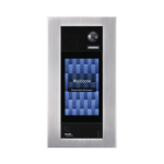 IP Video Entrance Station with Built-in HID Card Reader, 7in LCD Display, 720p HD Camera, Stainless Steel Panel