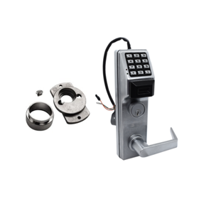 KIT - Networx Prox Reader and Keypad - Von Duprin Exit Trim, Weather Proof, Request to Exit, Schlage Full-Size Interchangeable Core Rim Cylinder Adaptor Less, (Comes with OEM SC1 Rim), 5000 Users, 500 Scheduled Events, 35,000 Audit Trail Events, 626/US26D Satin Chrome