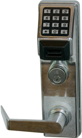 218467_L.png Networx Prox Reader and Keypad - New Sargent 88 Exit Trim, Weather Proof, Request to Exit, Schlage C Keyway, 5000 Users, 500 Scheduled Events, 35,000 Audit Trail Events, 626/US26D Satin Chrome