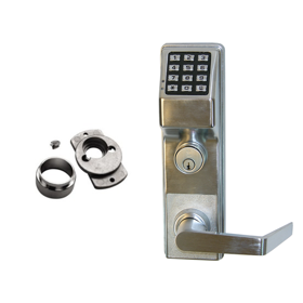 218477_L.png KIT - Networx Prox Reader and Keypad Exit Trim, Weather Proof, Request to Exit, Schlage Full-Size Interchangeable Core, Rim Cylinder Adaptor Less, (Comes with OEM SC1 Rim), 5000 Users, 500 Scheduled Events, 35,000 Audit Trail Events, 626/US26D Satin Chrome