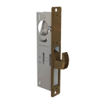 220073_L.png 1-1/2in Backset Hookbolt, Flat Faceplate, Without Strike Plate, 695/SP313 Anodized Dark Bronze