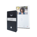 Bello Door Entry Monitor Kit, (1) 4.3" Hands-Free Door Entry Monitor, (1) Power Supply 1209/4, (1) External Entrance Doorbell and Camera Panel, Compatible with Up to 4 External Units and 4 Internal Door Entry
