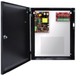 2-Doors, E1 Enclosure, Mercury-Compatible Backplate, 75W Single Voltage Power Supply, 8 Output Auxiliary Distribution Module - Class 2 Power Limited