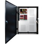 4-8 Doors, E6 Enclosure, Mercury-Compatible Backplate, 150W Dual Voltage Power Supply, 8 Output Lock Module - Fused, 8 Output Auxiliary Distribution Module - Class 2 Power Limited