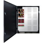 221141_L.png 16 Doors, E8 Enclosure, Mercury-Compatible Backplate, 150W and 250W Dual Voltage Power Supply, 2 x 8 Output Lock Module - Fused, 2 x 8 Output Auxiliary Distribution Module - Class 2 Power Limited