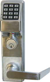 Trilogy T3 Keypad - Marks M9900 Exit Trim, Weather Proof, Schlage C Keyway, 2000 Users, 500 Scheduled Events, 40,000 Audit Trail Events, 626/US26D Satin Chrome