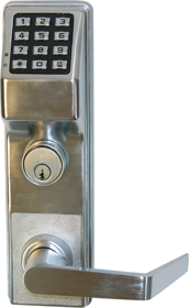 221295_L.png KIT - Trilogy T2 Keypad - Corbin/Yale Exit Trim, Weather Proof, Schlage C Keyway, 100 Users, No Audit or Events, 626/US26D Satin Chrome