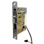 Electrified Storeroom Mortise Lock Body Only, Fail Secure FSE, 24VDC, 2-3/4in Backset, Less Cylinder/Less Trim, Grade 1, 626/US26D Satin Chrome