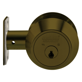 222447_L.png M4 Commercial, Single Cylinder Maxum Deadbolt, 6 Pin, 43 Keyway, Sub-Assembled, 635 Side Pins, Less Bolt, Dark Bronze/Clear Coat 24