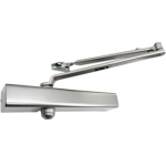 Grade 1, Medium Duty Closer Slim Cover, Adjustable 1-6, RW/ Regular Parallel Arm, 689/SP28 Powder Coated Aluminum