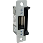 Electric Strike 24VAC Intermittent Fail Secure (FSE), (Field Reversible to FS), Radius Corner (RC), 1-1/4in x 4-7/8in Faceplate, 628/US28 Aluminum Clear Anodized