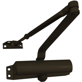 Surface Mount Door Closer, Parallel Arm, Size 3, DU/SP313 Anodized Dark Bronze
