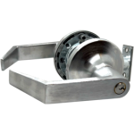 Storeroom Augusta Lever Lock, 6 Pin, PARA Keyway, 2-3/4in Backset, ANSI Strike, Grade 1, 626/US26D Satin Chrome