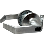 Classroom Augusta Lever Lock, ICLC (6 Pin LFIC-Yale Large Format IC Prep, Less Core), 2-3/4in Backset, ANSI Strike, Grade 1, 626/US26D Satin Chrome