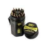 29 Piece Cobalt Stepped Point w/135 Degree Split Point Drill Bit Set in Plastic Case 1/16in - 1/2in (1/64in Increments)