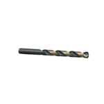 1/4in Black and Gold Killer Force Drill, 135 Degree Split Tip Point Jobber Length Drill Bit, HSS (High Speed Steel)