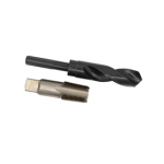 3/4in National Pipe Thread Hand Tap and Drill in Plastic Pouch Set (DWT High Speed Steel Tap (Tapered Style) and Matching DWDN High Speed Steel, Black Oxide Drill Bit)