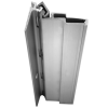 Swing Clear Full Surface Geared Continuous Hinge Heavy Duty, No Door Inset, Flush Mount, 83in, Up to 450lbs, 628/US28/C Clear Anodized