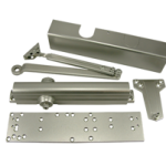Door Closer Heavy Duty with Multi Use Drop Plate, 689/US28 Aluminum Powder Coat